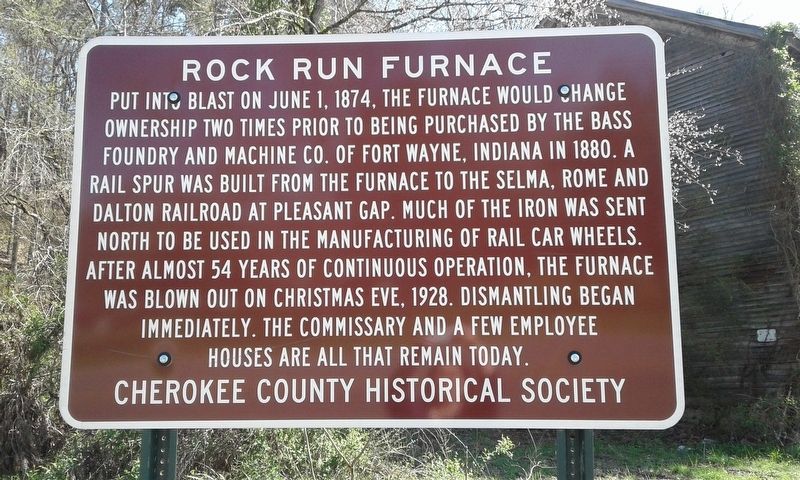 Rock Run Furnace Marker image. Click for full size.