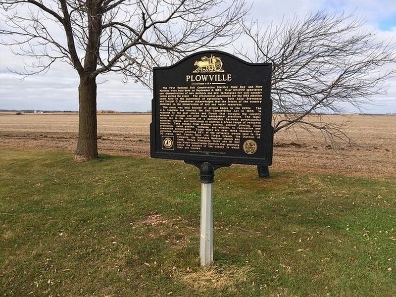 Plowville Marker image. Click for full size.