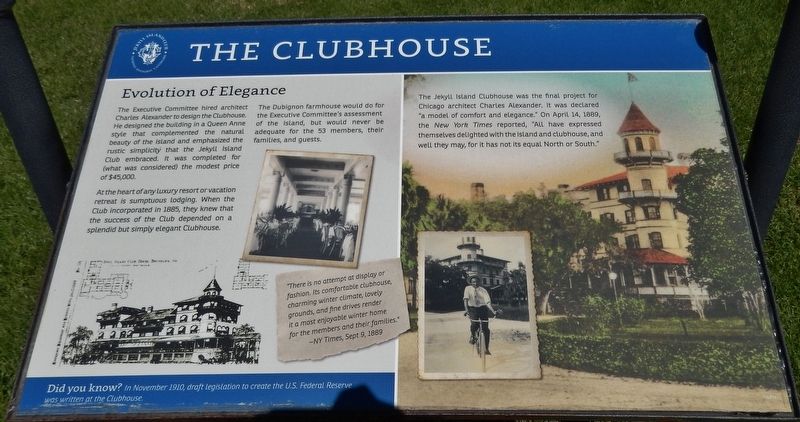 The Clubhouse Marker image. Click for full size.