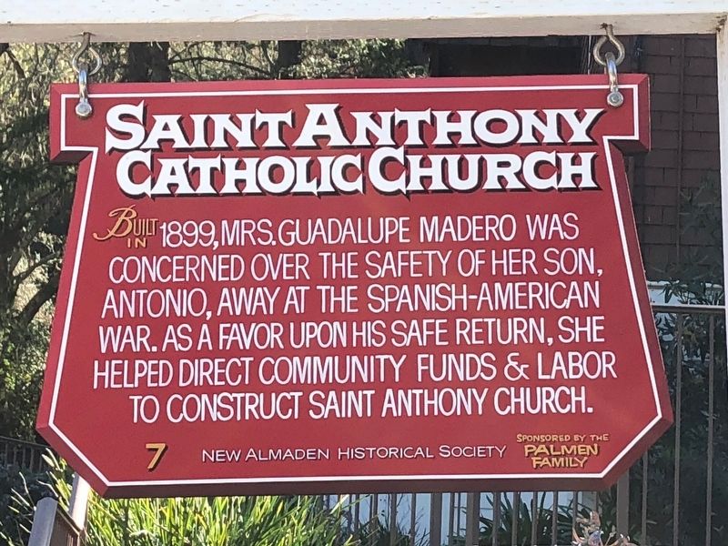 Saint Anthony Catholic Church Marker image. Click for full size.