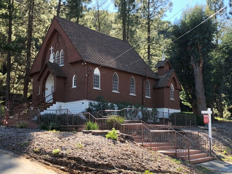 Saint Anthony Catholic Church and Marker image. Click for full size.