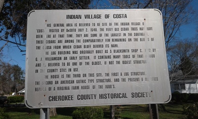 Previous Indian Village of Costa Marker image. Click for full size.