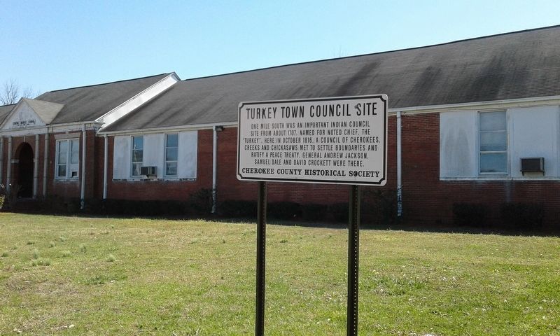 Turkey Town Council Site Marker image. Click for full size.
