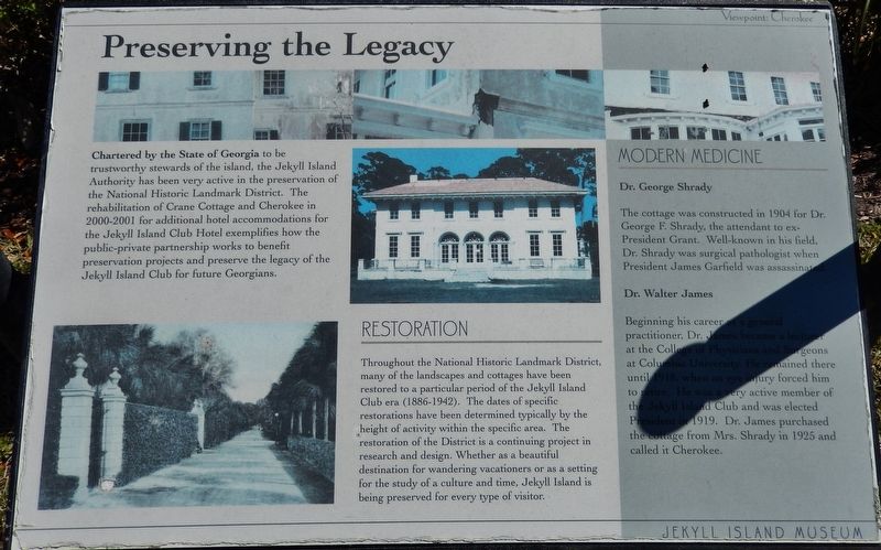 Preserving the Legacy Marker image. Click for full size.