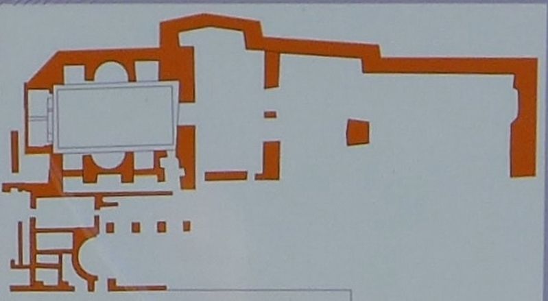 Baths at the 'State Agora' Marker image. Click for full size.