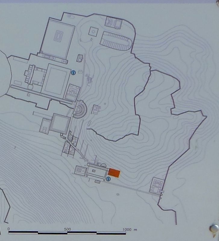 Baths at the 'State Agora' Marker image. Click for full size.