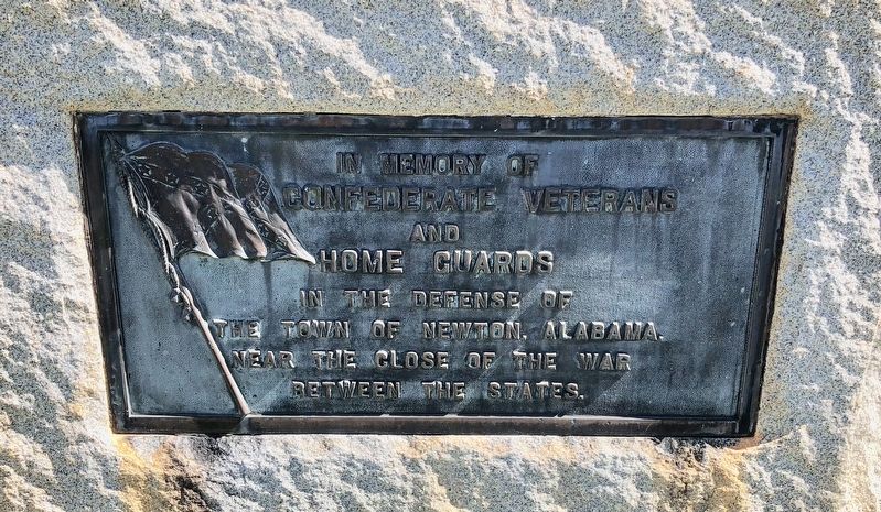 Newton Confederate Memorial. Click for full size. Newton Confederate Memorial image. Click for full size.