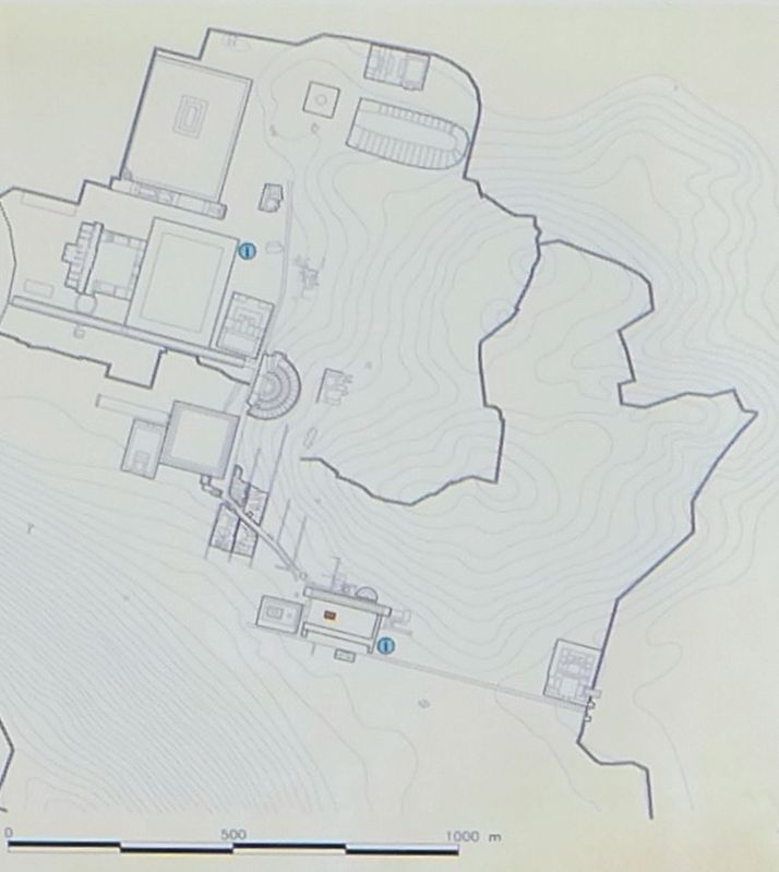 Temple on the 'State Agora' Marker image. Click for full size.