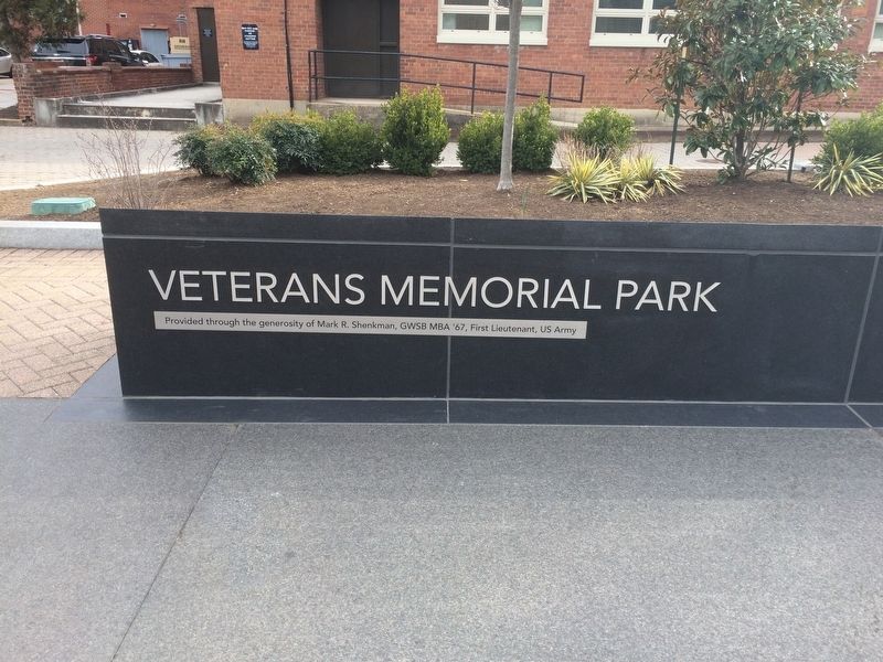 Veterans Memorial Park Marker image. Click for full size.