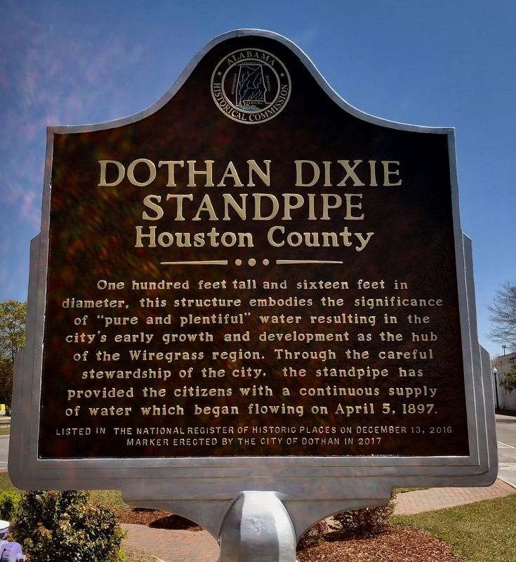 Dothan Dixie Standpipe Marker image. Click for full size.