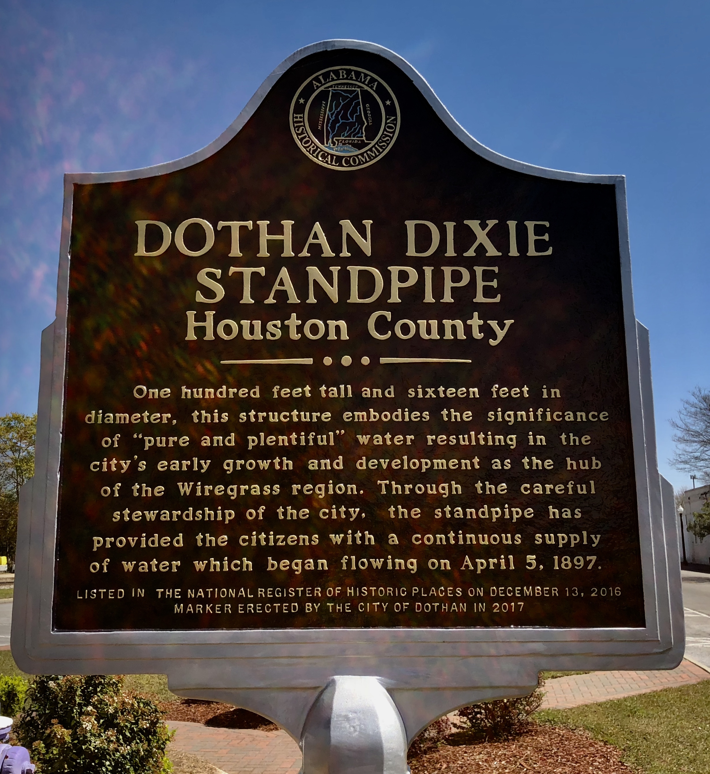 Dothan Dixie Standpipe Marker