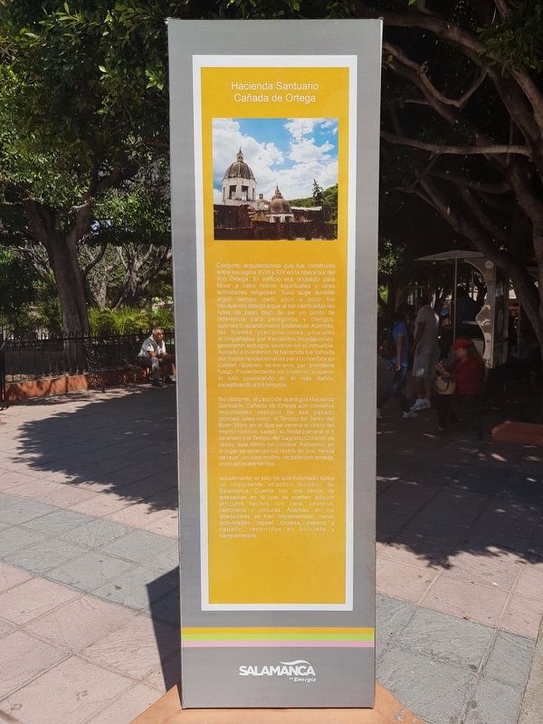 Hacienda of the Ca�ada de Ortega Sanctuary Marker image. Click for full size.