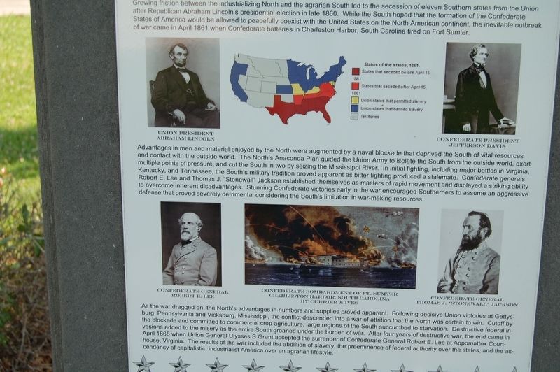 Civil War Marker image. Click for full size.