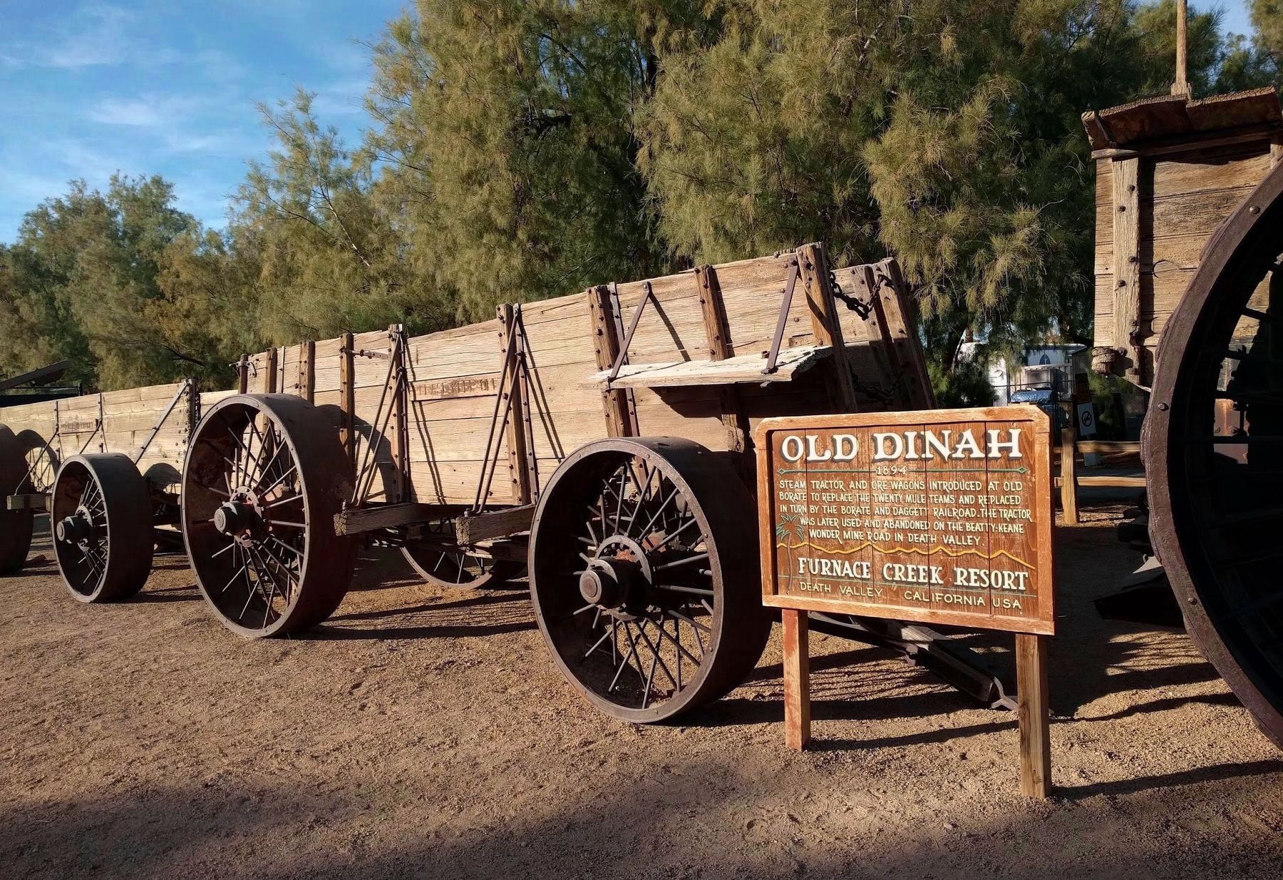 New Location and New Marker for Old Dinah. Same Old Text on Marker. image. Click for full size.