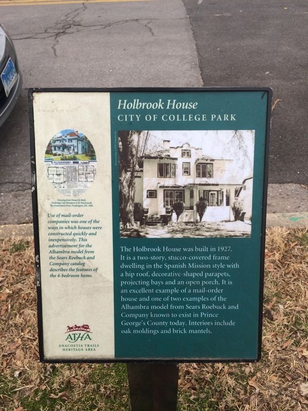 Holbrook House Marker image. Click for full size.