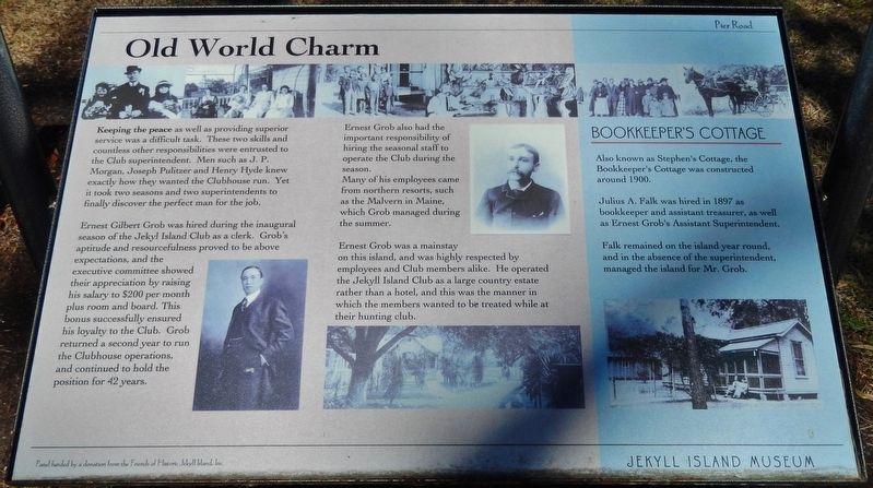 Old World Charm Marker. Click for full size. Old World Charm Marker image. Click for full size.