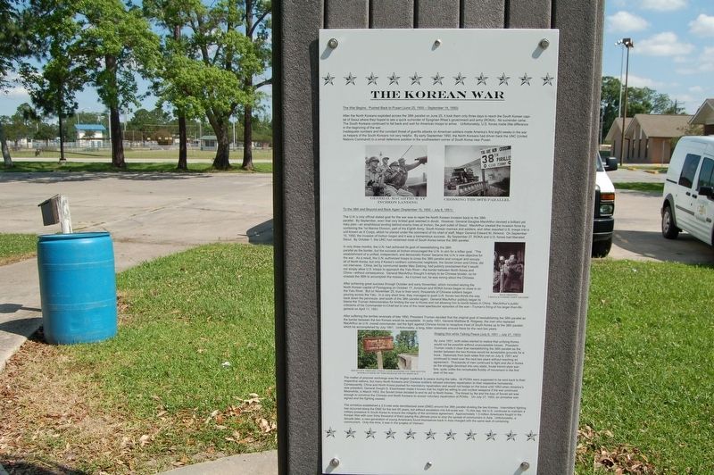 The Korean War Marker image. Click for full size.