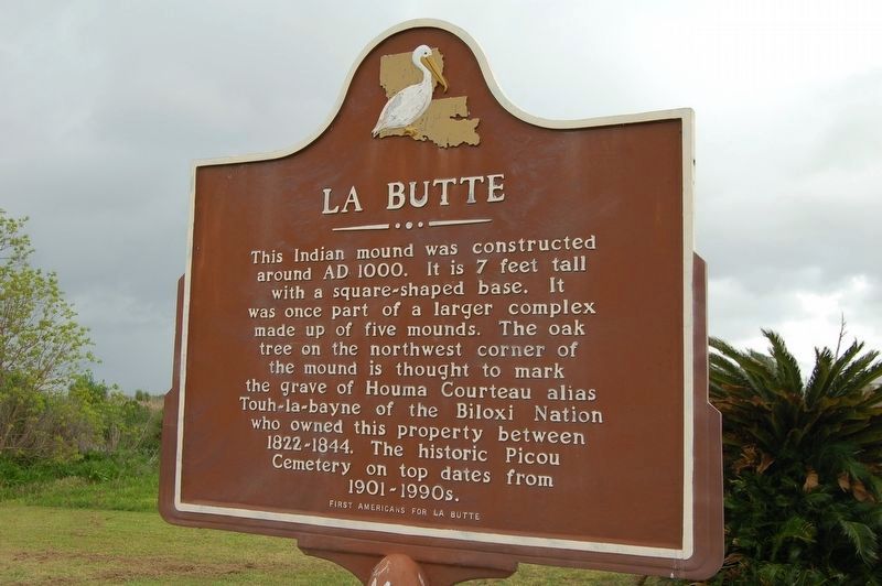 La Butte Marker image. Click for full size.