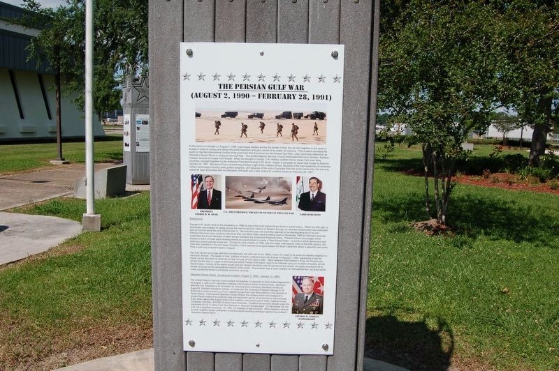 The Persian Gulf War Marker image. Click for full size.