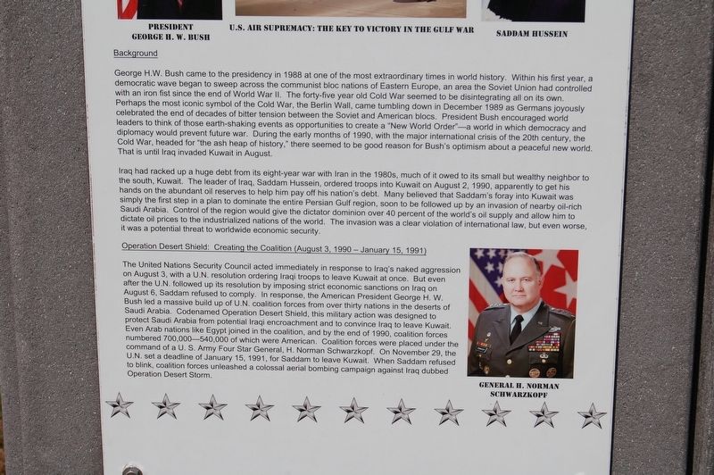 The Persian Gulf War Marker image. Click for full size.