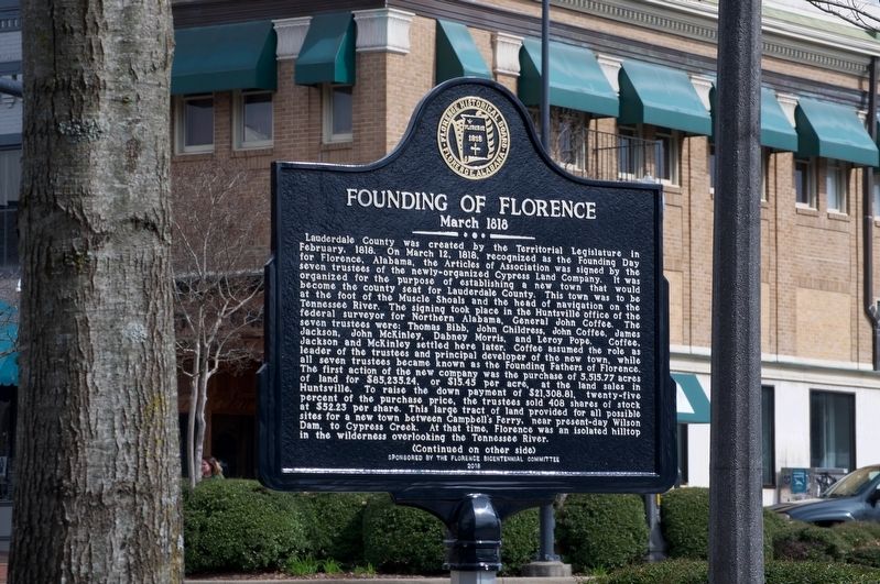 Founding of Florence Marker image. Click for full size.