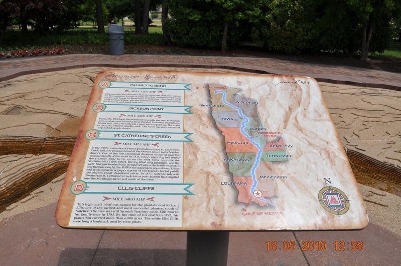 Palmetto Bend/Jackson Point/St. Catherines Creek/Ellis Cliffs Marker image. Click for full size.