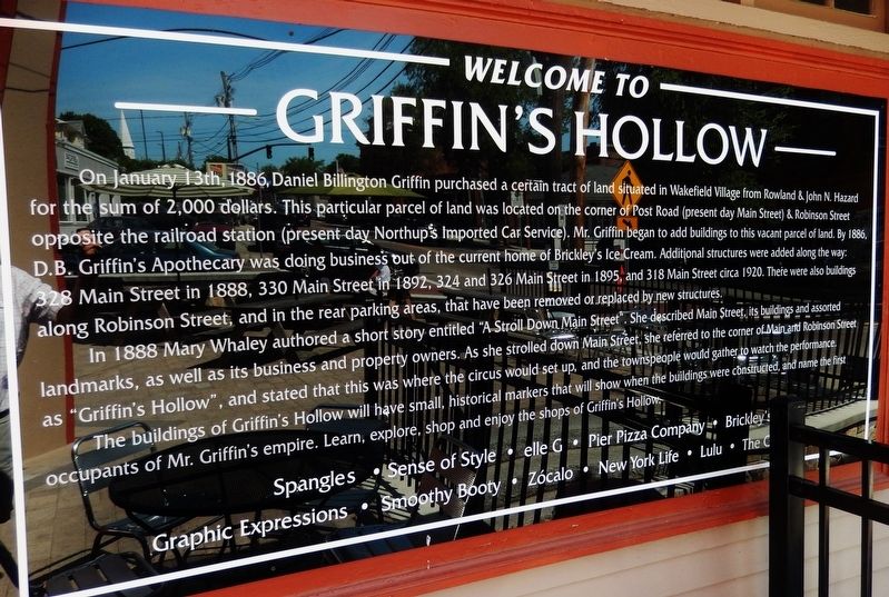 Griffin's Hollow Marker image. Click for full size.