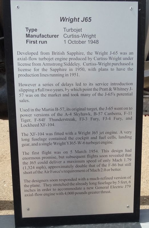 Wright J65 Marker image. Click for full size.