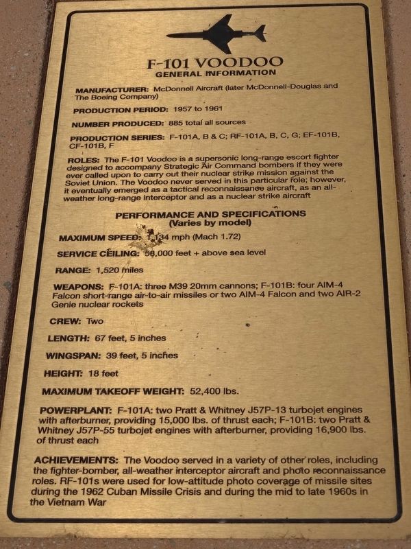 F-101F Marker image. Click for full size.
