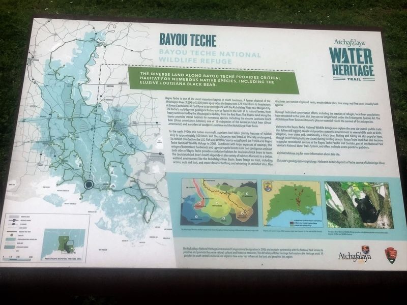 Bayou Teche Marker image. Click for full size.