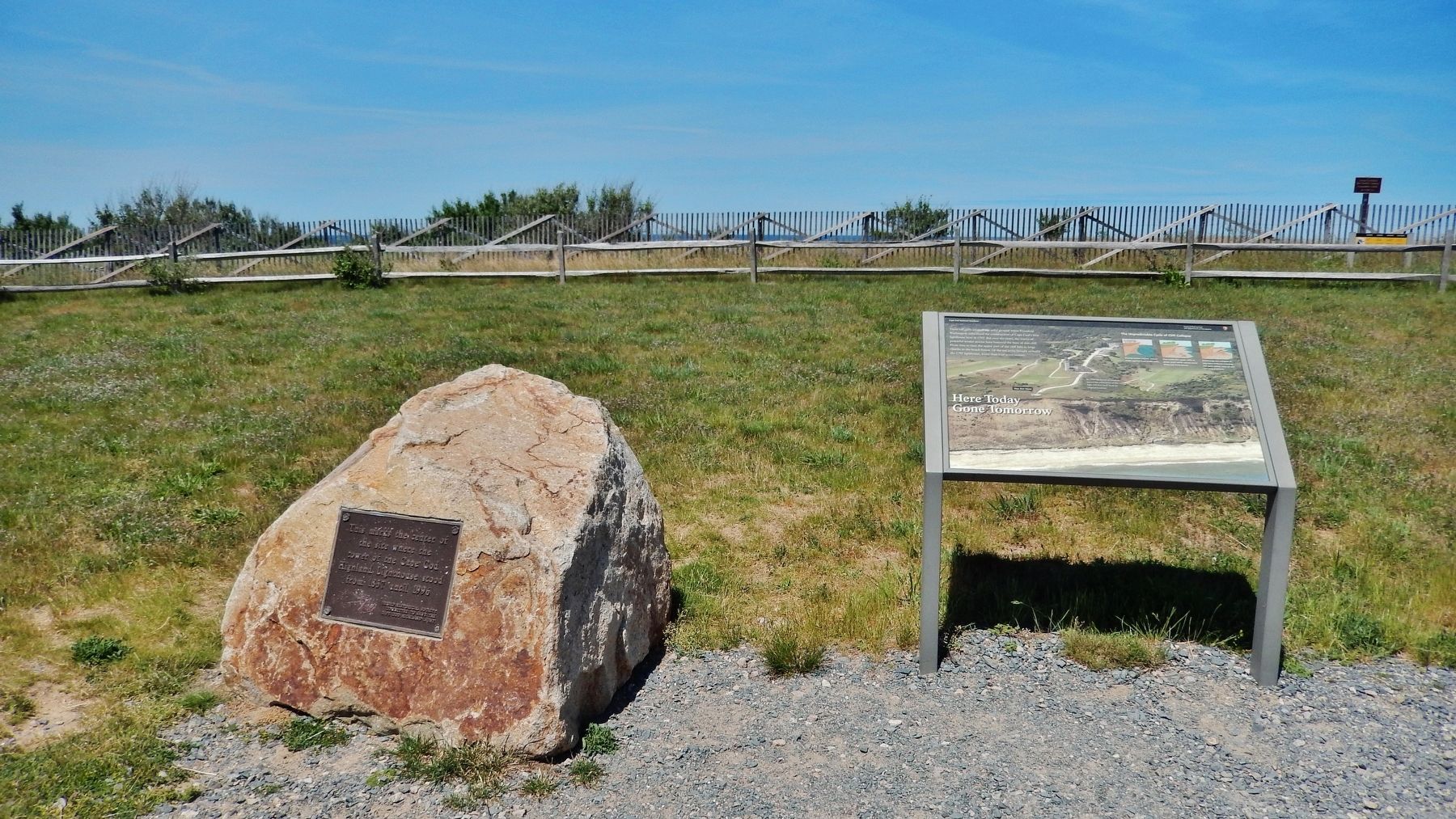 Cape Cod Highland Lighthouse Site Markers image. Click for full size.
