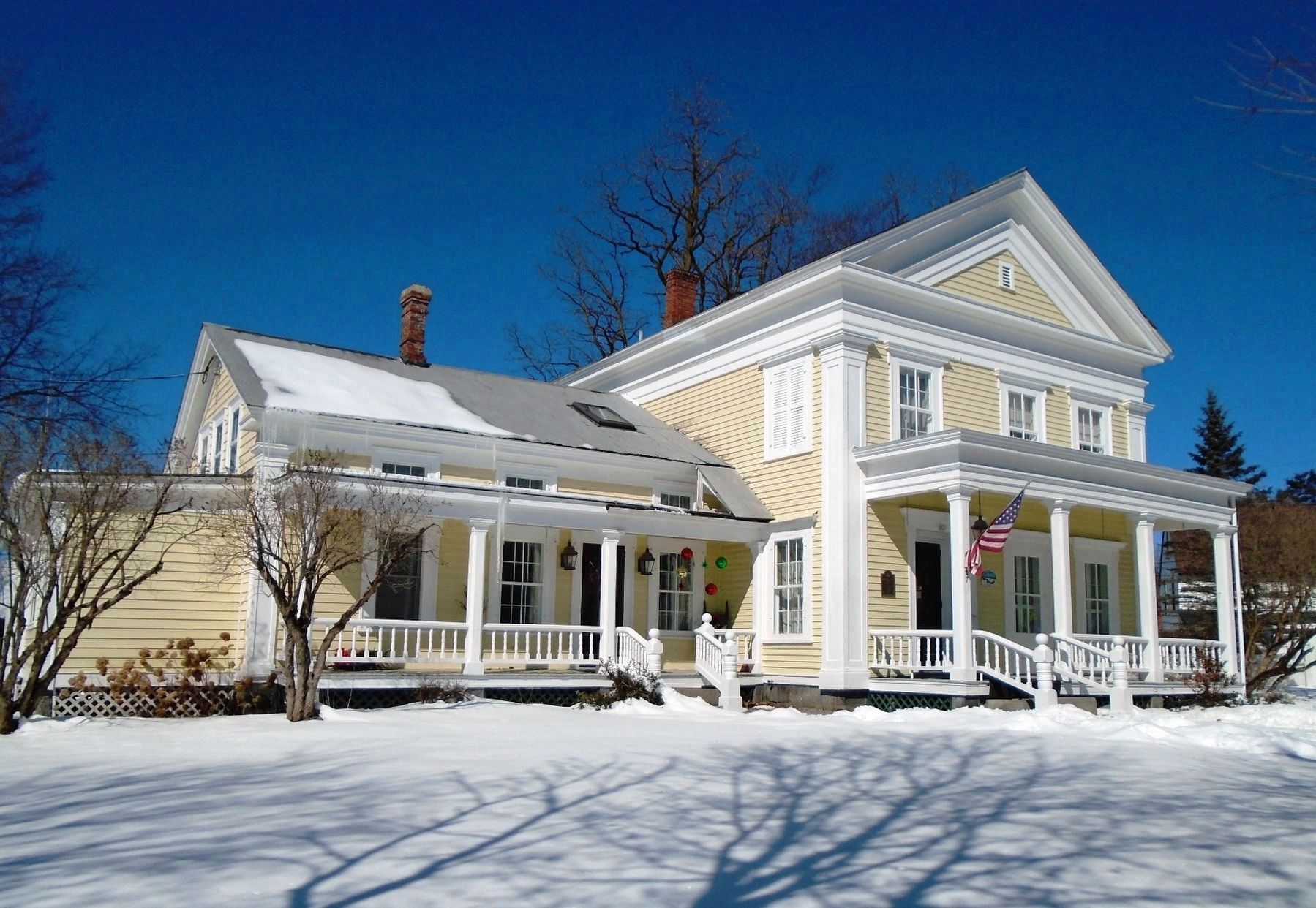 Fowler-Dains House and NRHP Marker. Click for full size. Fowler-Dains House and NRHP Marker image. Click for full size.