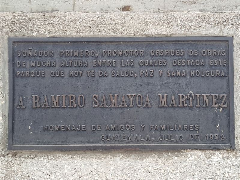 Ramiro Samayoa Martínez Marker. Click for full size. Ramiro Samayoa Martínez Marker image. Click for full size.