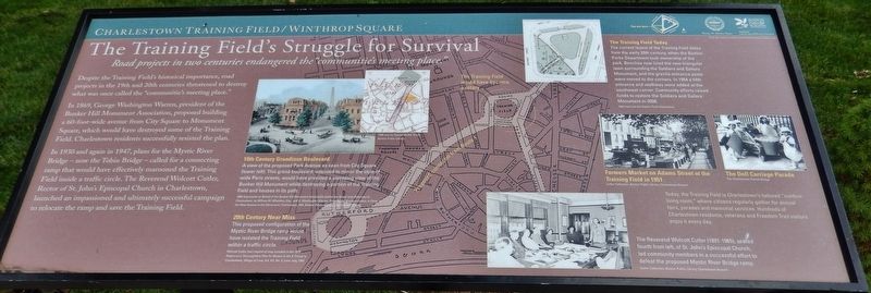 The Training Field's Struggle for Survival Marker image. Click for full size.