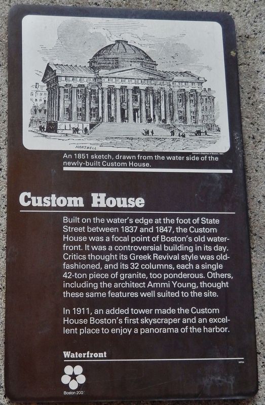 Custom House Marker. Click for full size. Custom House Marker image. Click for full size.