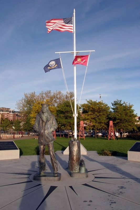 Lake Champlain Naval Memorial. Click for full size. Lake Champlain Naval Memorial image. Click for full size.