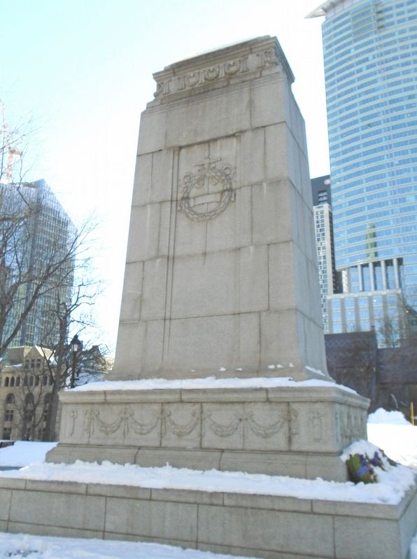 War Memorial (back). Click for full size. War Memorial (back) image. Click for full size.