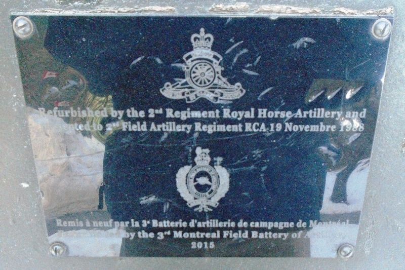 War Memorial Cannon Marker. Click for full size. War Memorial Cannon Marker image. Click for full size.