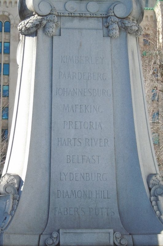 Boer War Memorial SE Elevation image. Click for full size.