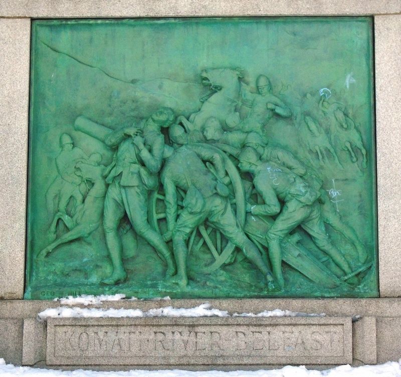 Boer War Memorial NE Elevation Bas Relief image. Click for full size.