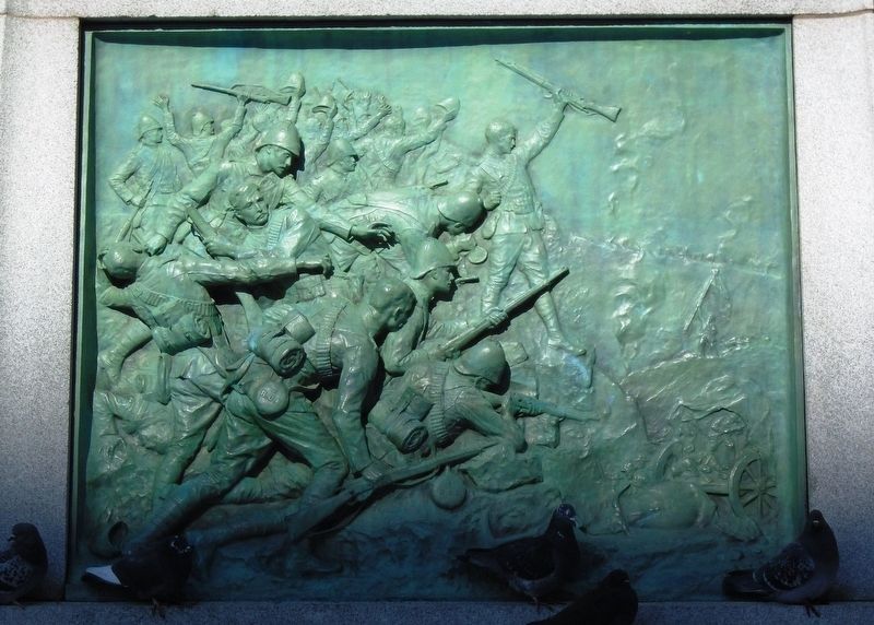 Boer War Memorial SW Elevation Bas Relief image. Click for full size.