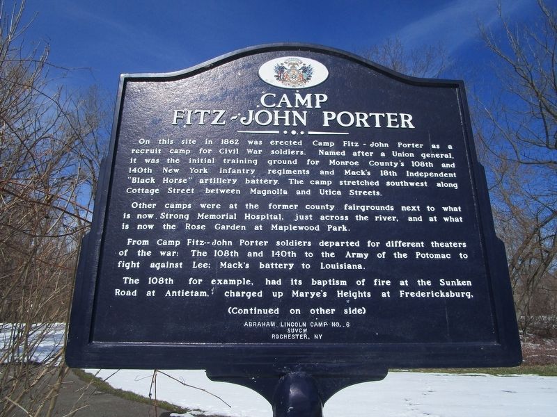 Camp Fitz-John Porter Marker image. Click for full size.