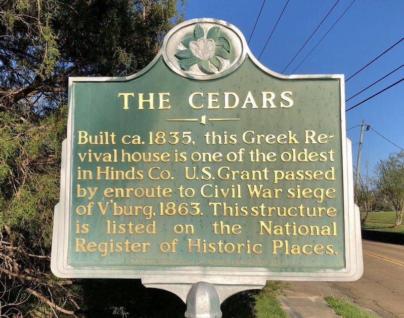 The Cedars Marker. Click for full size. The Cedars Marker image. Click for full size.