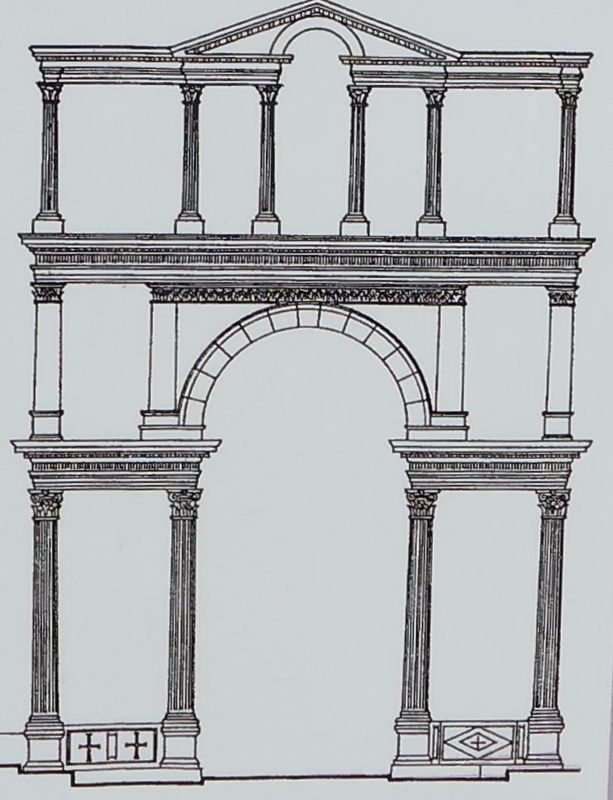 Hadrian's Gate Marker. Click for full size. Hadrian's Gate Marker image. Click for full size.