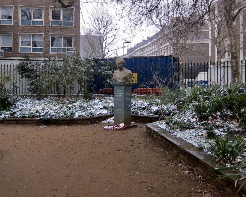 Noor Inayat Khan Memorial - Wide View. Click for full size. Noor Inayat Khan Memorial - Wide View image. Click for full size.