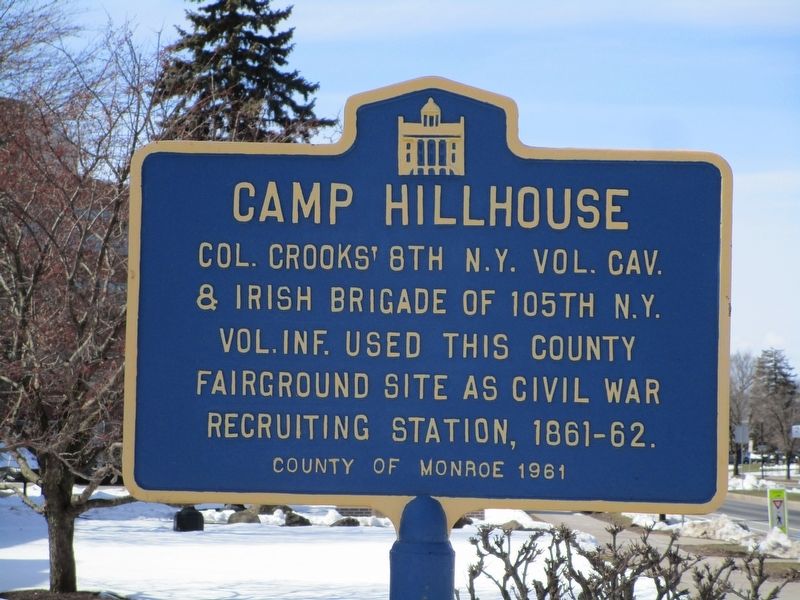 Camp Hillhouse Marker. Click for full size. Camp Hillhouse Marker image. Click for full size.