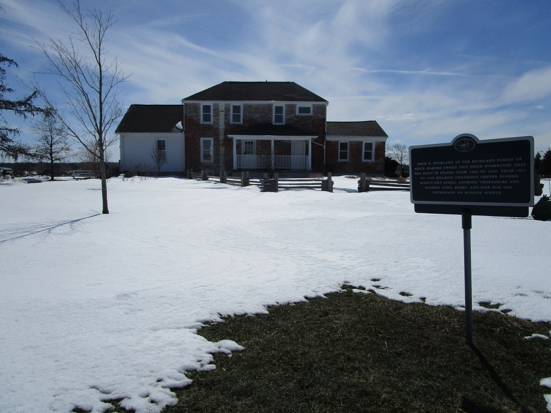 Amos B. Buckland House & Marker. Click for full size. Amos B. Buckland House & Marker image. Click for full size.