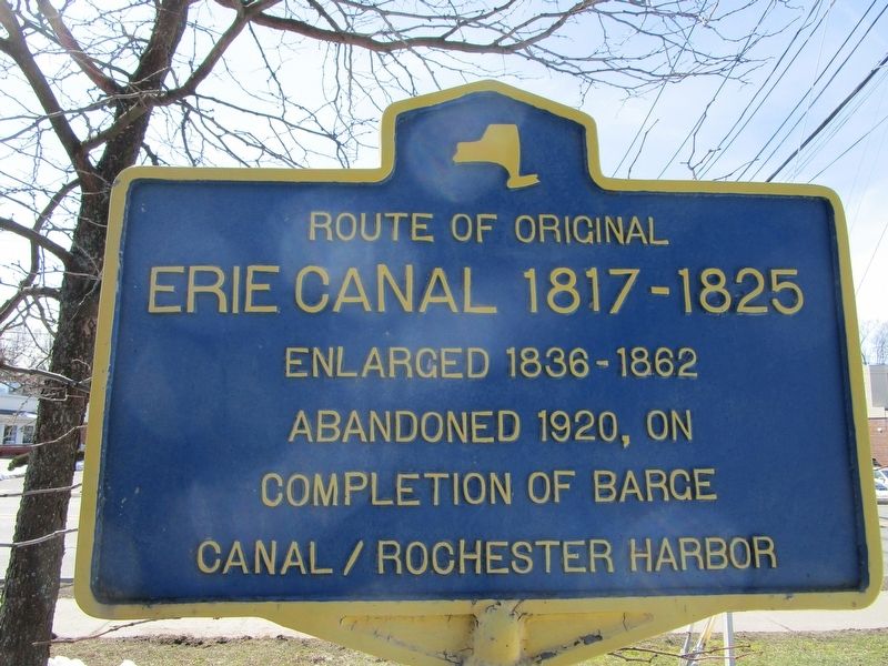 Route of Original Erie Canal Marker image. Click for full size.
