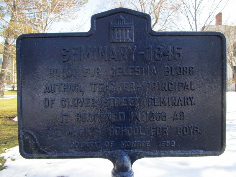 Seminary - 1845 Marker image. Click for full size.