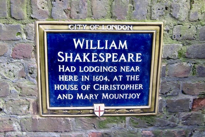 William Shakespeare Marker image. Click for full size.